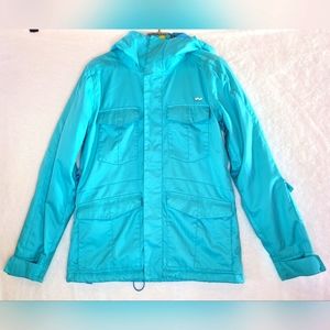 Four Square Blue Snow hooded Sport Jacket small